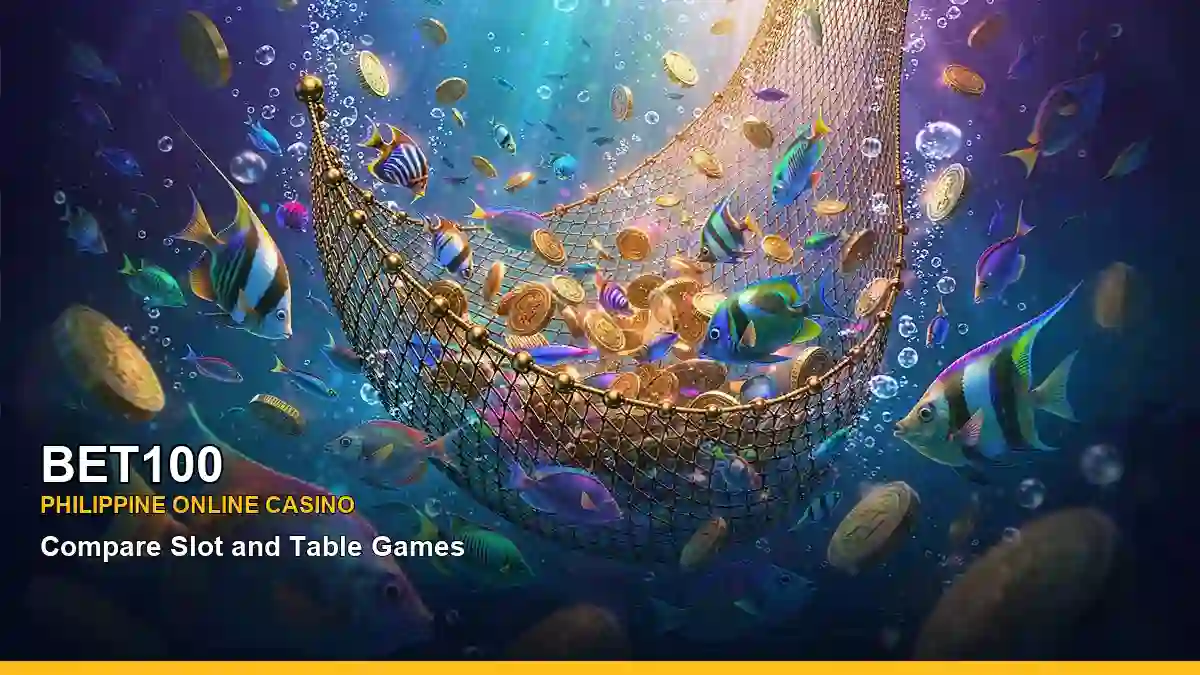 BET100 casino games information for Philippine players